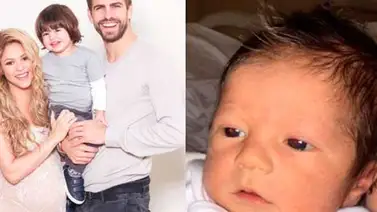 Gerard Piqué y Shakira muestran rostro de Sasha Gerard Piqué y Shakira muestran rostro de Sasha