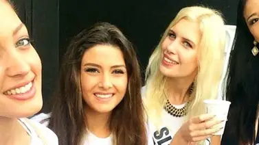 Crisis en Miss Universo por un "selfie" de Miss Líbano y Miss Israel Crisis en Miss Universo por un "selfie" de Miss Líbano y Miss Israel