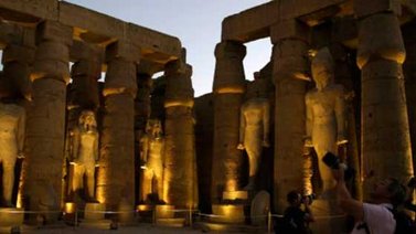 Restauran estatua de faraón egipcio de 3.000 años