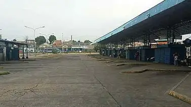 Transportistas de paro en el Terminal de Maracaibo Transportistas de paro en el Terminal de Maracaibo