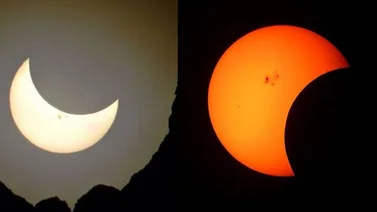 FOTOS: El último eclipse de sol del año