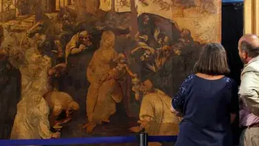 Restauración a obra de Leonardo Da Vinci revela color Restauración a obra de Leonardo Da Vinci revela color