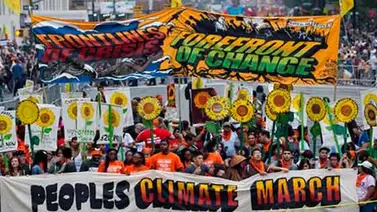 Nueva York lanza marcha contra el cambio climático