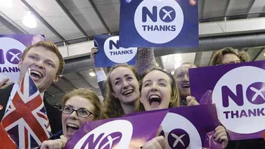 Con el "NO" de Escocia la UE vuelve a respirar