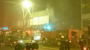 Se registró incendio en Central Madeirense en avenida Victoria Se registró incendio en Central Madeirense en avenida Victoria