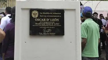 ¡Insólito! Roban la placa de reconocimiento de Oscar D León ¡Insólito! Roban la placa de reconocimiento de Oscar D León