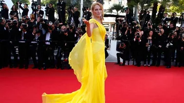 Charlotte Gainsbourgh y Uma Thurman defienden "Nymphomaniac" en la alfombra