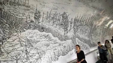 Joe Sacco lleva la Primera Guerra Mundial al metro de París Joe Sacco lleva la Primera Guerra Mundial al metro de París