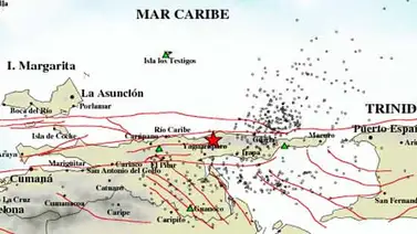 Reportan sismo de magnitud 3,5 en Güiria Reportan sismo de magnitud 3,5 en Güiria