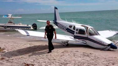 Hombre muerto en una avioneta que cayó en playa de Florida