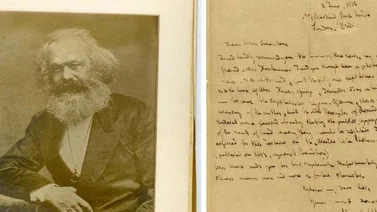 Una carta de Karl Marx se queda sin comprador en una subasta en China