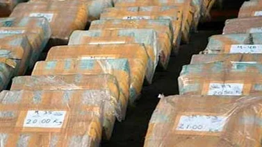 Incautan en aguas colombianas 602 kilos de cocaína