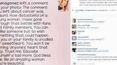 Selena Gómez se defiende por Instagram Selena Gómez se defiende por Instagram