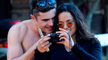 Fotos: Zac Efron y Michelle Rodríguez ratifican su afecto