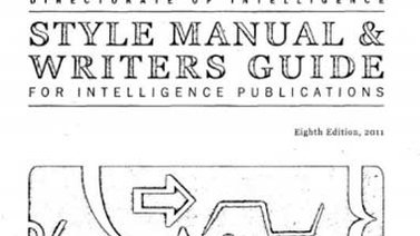 El libro de estilo de la CIA se filtra en internet