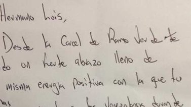 Leopoldo López le envía una carta a Luis Chataing