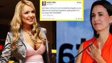 Susej Vera a María Corina: No eres digna de ser venezolana Susej Vera a María Corina: No eres digna de ser venezolana