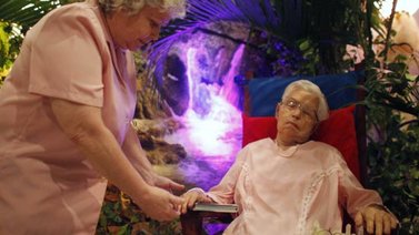 Velan a puertorriqueña en una mecedora
