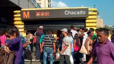Cierran la estación Chacaíto y Sabana Grande del Metro de Caracas Cierran la estación Chacaíto y Sabana Grande del Metro de Caracas