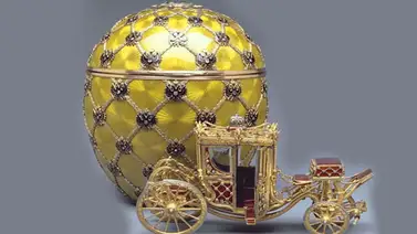 Exponen en Londres un valioso huevo de Fabergé Exponen en Londres un valioso huevo de Fabergé
