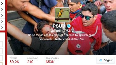 Hackearon cuenta oficial del PSUV en Twitter