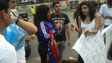 Protestaron en El Cafetal por la inseguridad Protestaron en El Cafetal por la inseguridad