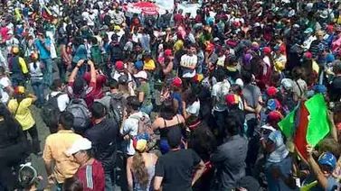 Maracay y Valencia protestaron contra la violencia Maracay y Valencia protestaron contra la violencia