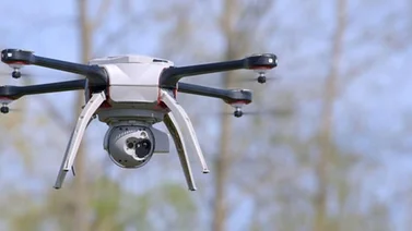 Periodista captura accidente con un drone
