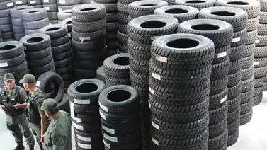 Autoridades de Táchira investigan incautación de mil 190 cauchos para presunto contrabando Autoridades de Táchira investigan incautación de mil 190 cauchos para presunto contrabando