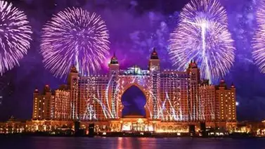 Por este majestuoso espectáculo de fuegos artificiales Dubai entró al libro de Récord Guinness Por este majestuoso espectáculo de fuegos artificiales Dubai entró al libro de Récord Guinness