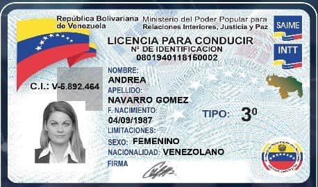 INTT | Este es el lapso de impresión de la nueva licencia para conducir INTT | Este es el lapso de impresión de la nueva licencia para conducir