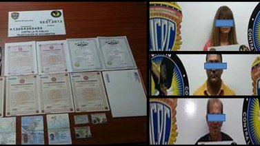Desmantelaron una banda que falsificaba bonos venezolanos