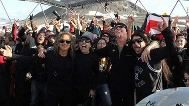 Una presentación histórica: Metallica "bajo zero" en la Antártida