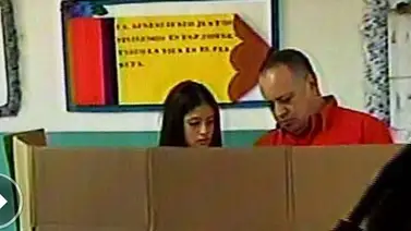 Diodado Cabello votó y reiteró que reconocerán los resultados Diodado Cabello votó y reiteró que reconocerán los resultados