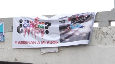 Con estas pancartas protestaron en Caracas