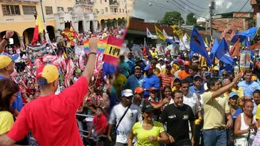 Arrancó campaña para las elecciones municipales en Venezuela en clima crispado Arrancó campaña para las elecciones municipales en Venezuela en clima crispado
