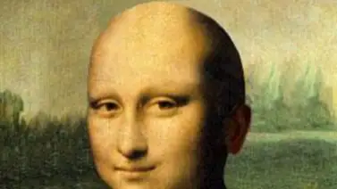 Una Mona Lisa calva y con cáncer impacta a los italianos Una Mona Lisa calva y con cáncer impacta a los italianos