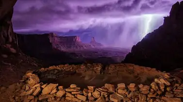 IMPACTANTE: Tormenta en Falso Kiva IMPACTANTE: Tormenta en Falso Kiva