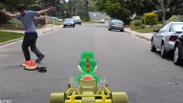 INCREÍBLE: Mario Kart en la vida real