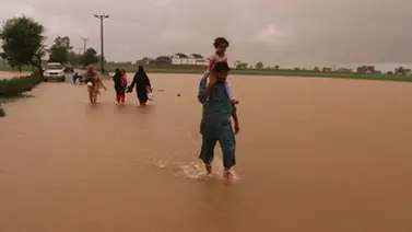 Mueren 108 personas y 30.000 resultan afectadas por inundaciones en Pakistán Mueren 108 personas y 30.000 resultan afectadas por inundaciones en Pakistán