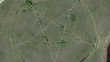 Se devela el misterio del pentagrama gigante de Google Maps
