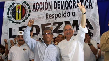 Acción Democrática ratifico su apoyo a Ledezma para el 8-D