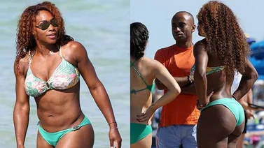 Así luce Serena Williams en un pequeño bikini