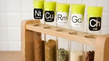 Especiero con tubos de ensayo, para científicos Especiero con tubos de ensayo, para científicos