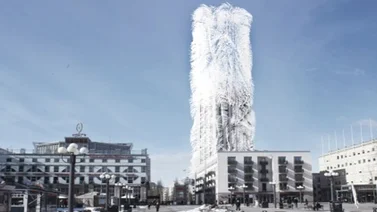 Diseñan un edificio "Peludo" en Estocolmo