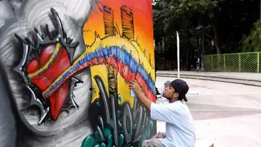 Arte urbano embellece calles de Ciudad Bolívar. Arte urbano embellece calles de Ciudad Bolívar.
