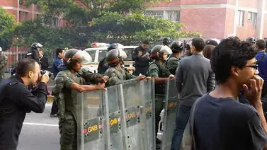 Guardia Nacional desaloja a invasores en El Cigarral Guardia Nacional desaloja a invasores en El Cigarral