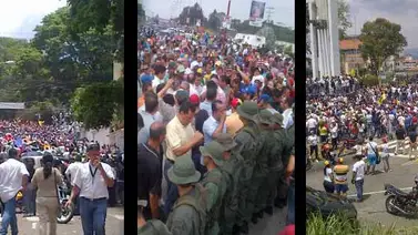 Protestas en todo el país para rechazar los resultados del CNE Protestas en todo el país para rechazar los resultados del CNE