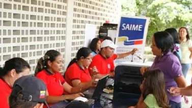 Saime activa puntos de cedulación en Caracas