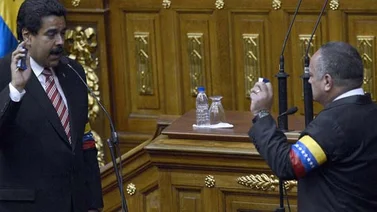 Nicolás Maduro jura como Presidente encargado de Venezuela